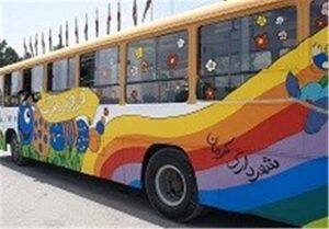 اتوبوس‌های گردشگری مسافران نوروزی را در کرمانشاه جابه‌جا می‌کنند