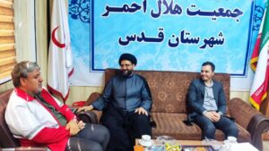 تبریک هفته هلال احمر از سوی رئیس اوقاف شهرستان قدس